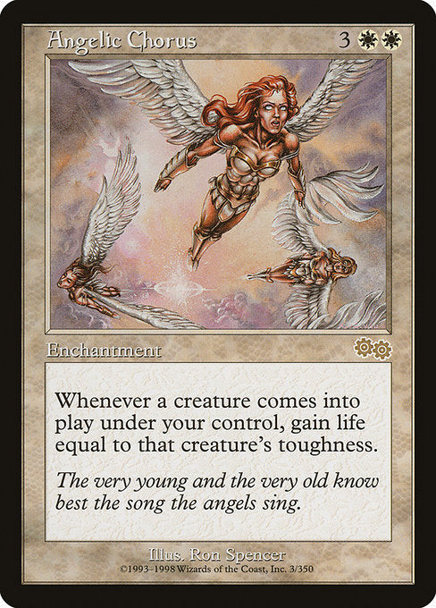 Angelic Chorus (3) [Urza's Saga]