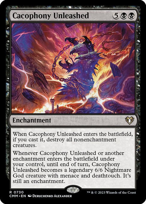 Cacophony Unleashed (730) [Commander Masters]