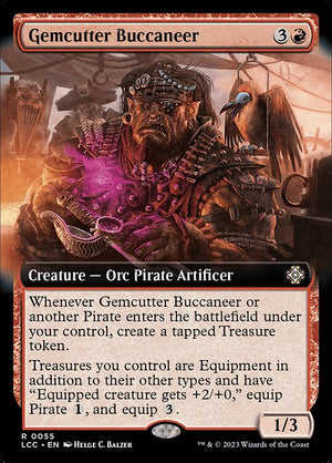 Gemcutter Buccaneer (55) [The Lost Caverns of Ixalan Commander] [Extended Art]