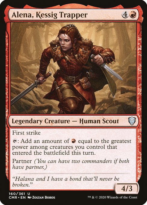 Alena, Kessig Trapper (160) [Commander Legends]