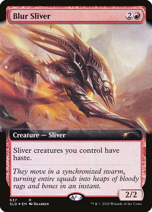 Blur Sliver (637) [Secret Lair Drop] [Extended Art]