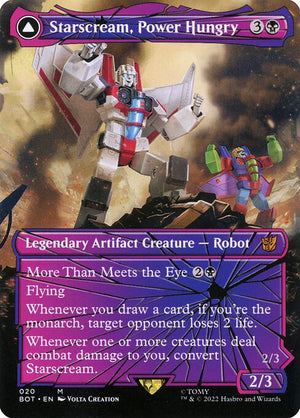 Starscream, Power Hungry // Starscream, Seeker Leader (20) [Transformers] [Borderless]