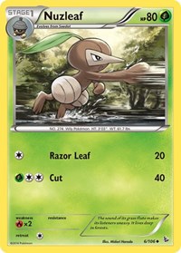 Nuzleaf (6/106) [XY Flashfire]