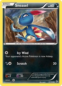 Sneasel (51) (51/106) [XY Flashfire]