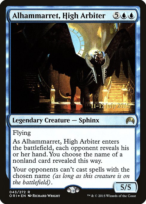 Alhammarret, High Arbiter (43s) [Magic Origins Promos]