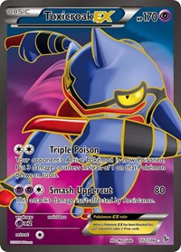 Toxicroak EX (102 Full Art) (102/106) [XY Flashfire]