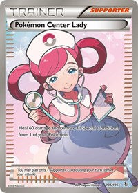 Pokemon Center Lady (105 Full Art) (105/106) [XY Flashfire]