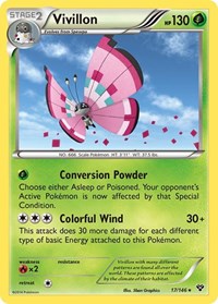 Vivillon (Meadow [Pink]) (17/146) [XY Base Set]