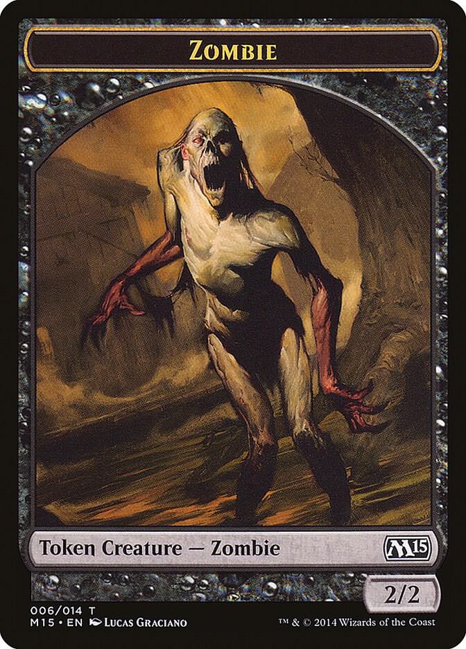Zombie Token (6) [Magic 2015]