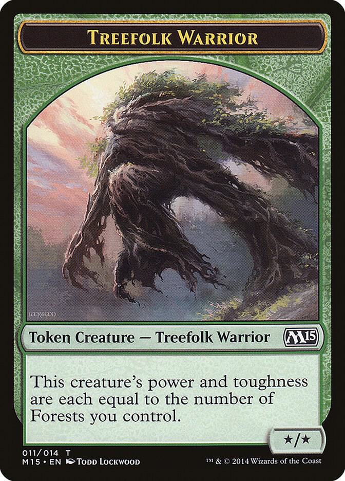 Treefolk Warrior Token (11) [Magic 2015]