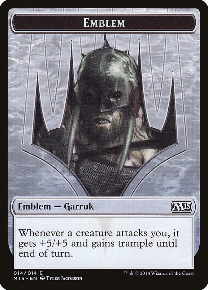 Emblem - Garruk, Apex Predator (14) [Magic 2015]