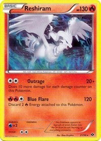 Reshiram - 21/99 (Next Destinies) (021/099) [Deck Exclusives]