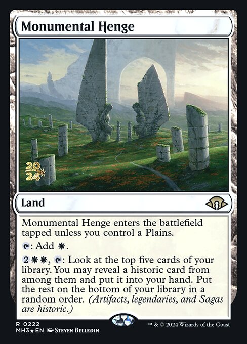 Monumental Henge (222s) [Modern Horizons 3 Promos]