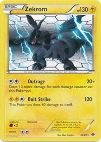 Zekrom - 50/99 (Next Destinies) (050/099) [Deck Exclusives]