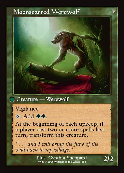 Scorned Villager // Moonscarred Werewolf (468) [Innistrad Remastered]