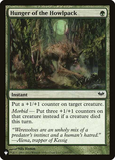Hunger of the Howlpack (DKA-119) [The List]