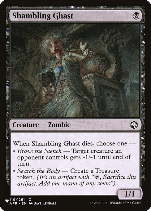 Shambling Ghast (AFR-119) [The List]