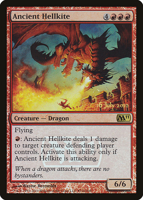 Ancient Hellkite (122★) [Magic 2011 Promos]