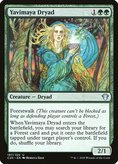Yavimaya Dryad (197) [Commander 2020]