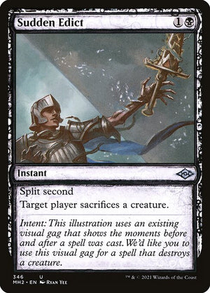Sudden Edict (346) [Modern Horizons 2] [Showcase]