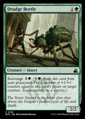 Drudge Beetle (136) [Ravnica Remastered]