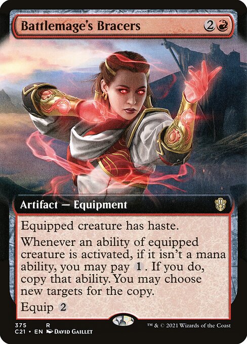 Battlemage's Bracers (375) [Commander 2021] [Extended Art]