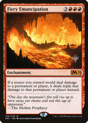 Fiery Emancipation (143p) [Core Set 2021 Promos]