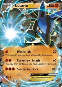 Lucario EX (54/111) [XY Furious Fists]