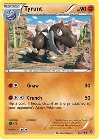 Tyrunt (61/111) [XY Furious Fists]