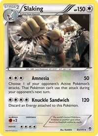 Slaking (83/111) [XY Furious Fists]