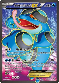 Seismitoad EX (106 Full Art) (106/111) [XY Furious Fists]