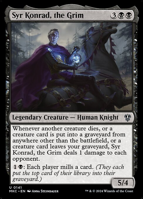 Syr Konrad, the Grim (141) [Murders at Karlov Manor Commander]