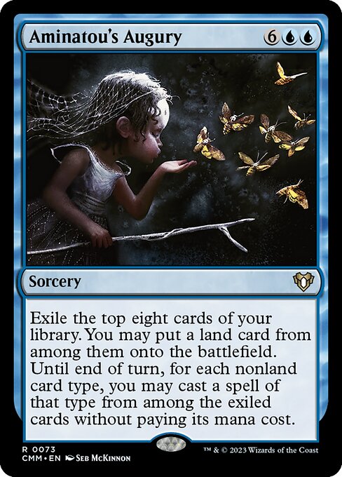 Aminatou's Augury (73) [Commander Masters]