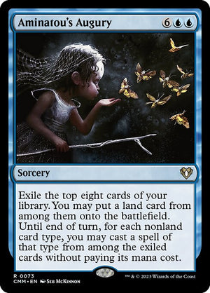 Aminatou's Augury (73) [Commander Masters]