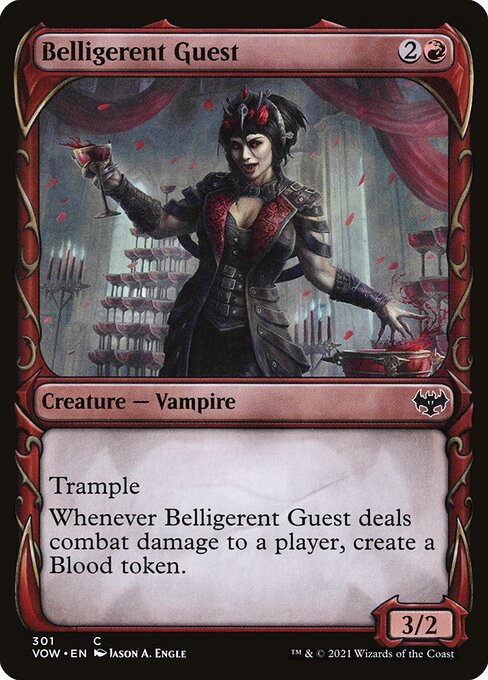 Belligerent Guest (301) [Innistrad: Crimson Vow] [Showcase]