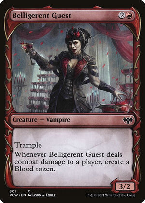 Belligerent Guest (301) [Innistrad: Crimson Vow] [Showcase]