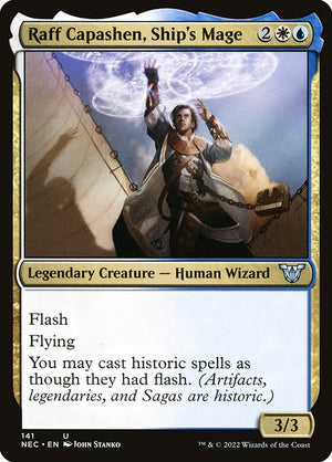 Raff Capashen, Ship's Mage (141) [Neon Dynasty Commander]