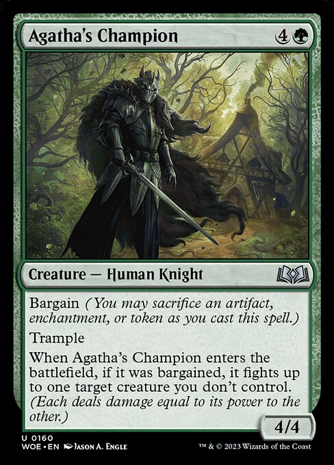 Agatha's Champion (160) [Wilds of Eldraine]