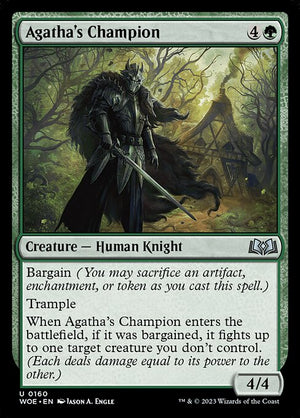 Agatha's Champion (160) [Wilds of Eldraine]