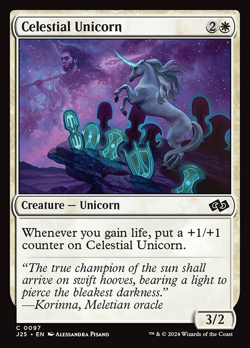 Celestial Unicorn (97) [Foundations Jumpstart]