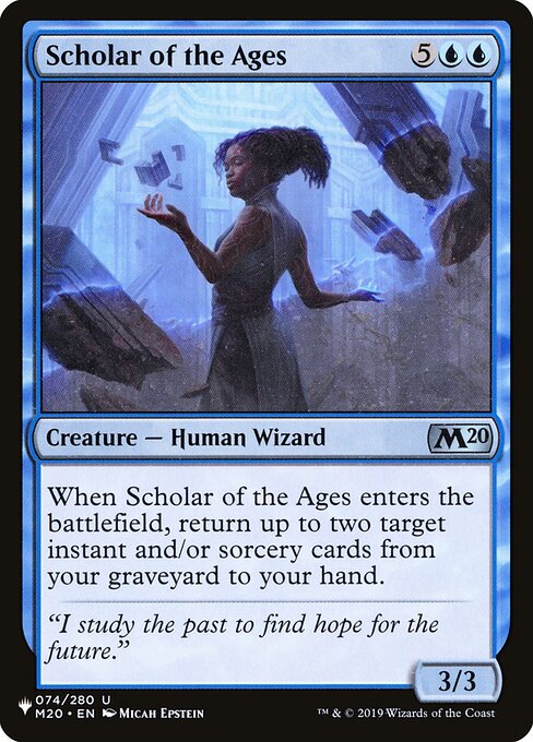 Scholar of the Ages (M20-74) [The List]