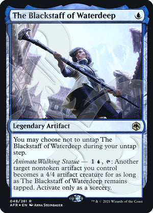 The Blackstaff of Waterdeep (48a) [Adventures in the Forgotten Realms Promos]