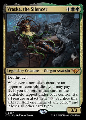 Vraska, the Silencer (237p) [Outlaws of Thunder Junction Promos]