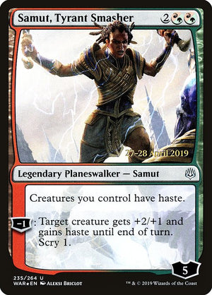 Samut, Tyrant Smasher (235s) [War of the Spark Promos]