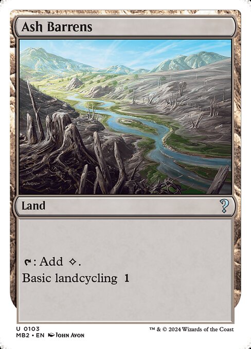 Ash Barrens (103) [Mystery Booster 2]