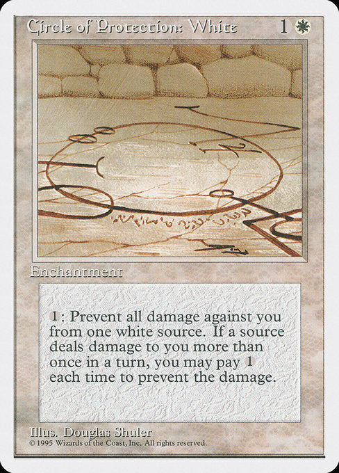 Circle of Protection: White (18) [Fourth Edition]