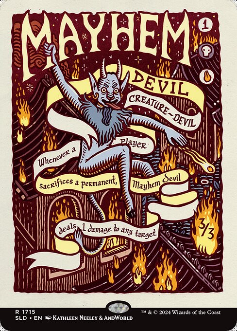 Mayhem Devil (1715) [Secret Lair Drop]
