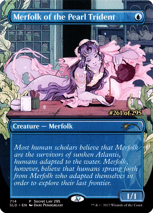 Merfolk of the Pearl Trident (714) [Secret Lair Drop] [Borderless]