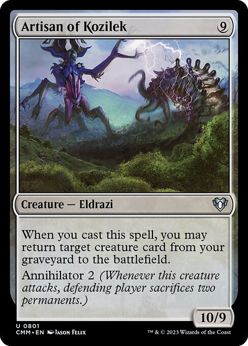 Artisan of Kozilek (801) [Commander Masters]