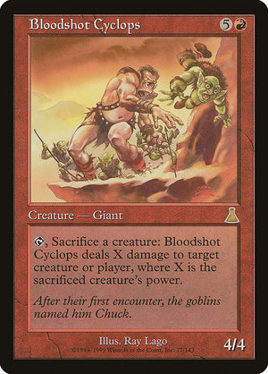 Bloodshot Cyclops (77) [Urza's Destiny]